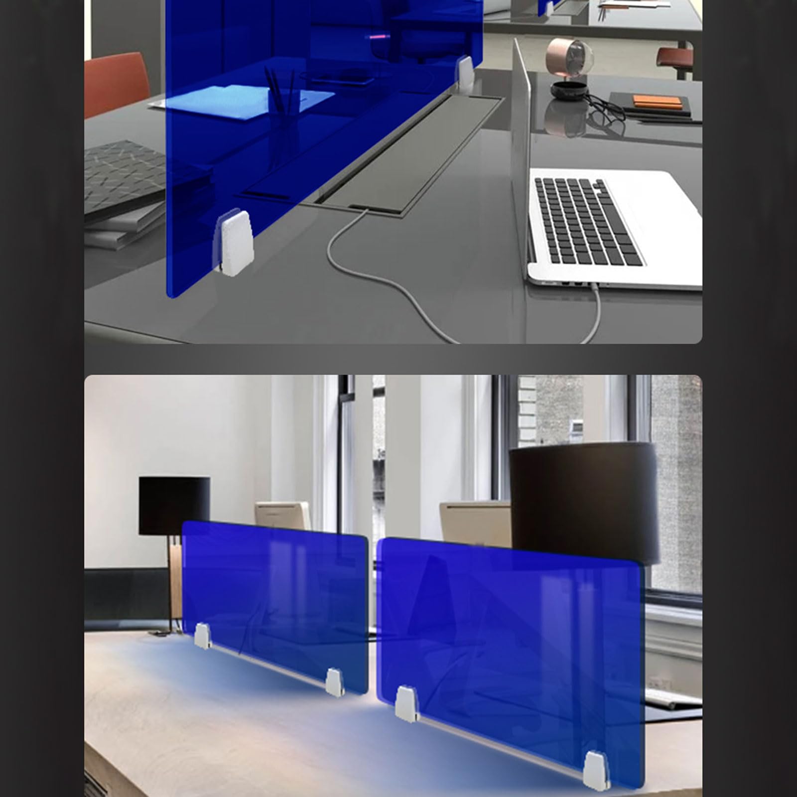 Cloison acoustique en acrylique – Séparateur de bureau, mur de réduction du bruit pour espaces de travail et studios, séparateur de bureau et de pièce, parfait pour l'intimité et la concentration