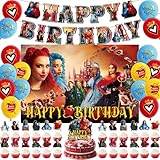 43 Pcs Movie-Theme Birthday Party Decorations, Red And Blue Birthday Decorations, Movie Theme Party Supplies