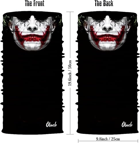 Miniatura 225 de Obacle - Media máscara de calavera, para protección contra el viento, el sol, sin costuras, 3D, para hombres, mujeres, duradera, delgada, Hombres