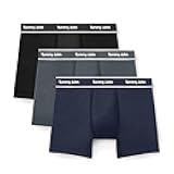 Men's Essential Cool Cotton Stretch Boxer Brief Underwear - 6