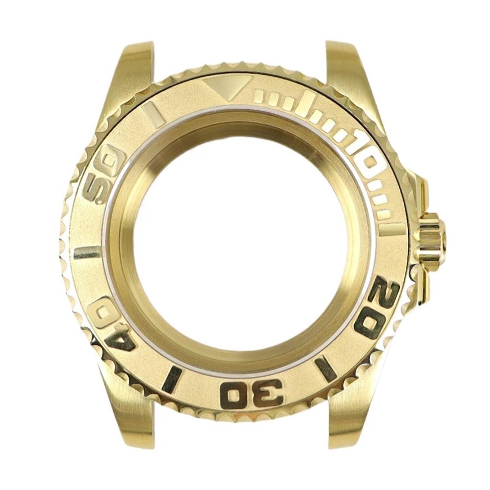 1 Stück 40 mm Ersatz-Uhrengehäuse mit Keramiklünette und Saphirglas for NH35-, NH36-, NH34- NH38-Uhrwerke Jubilee-Armband