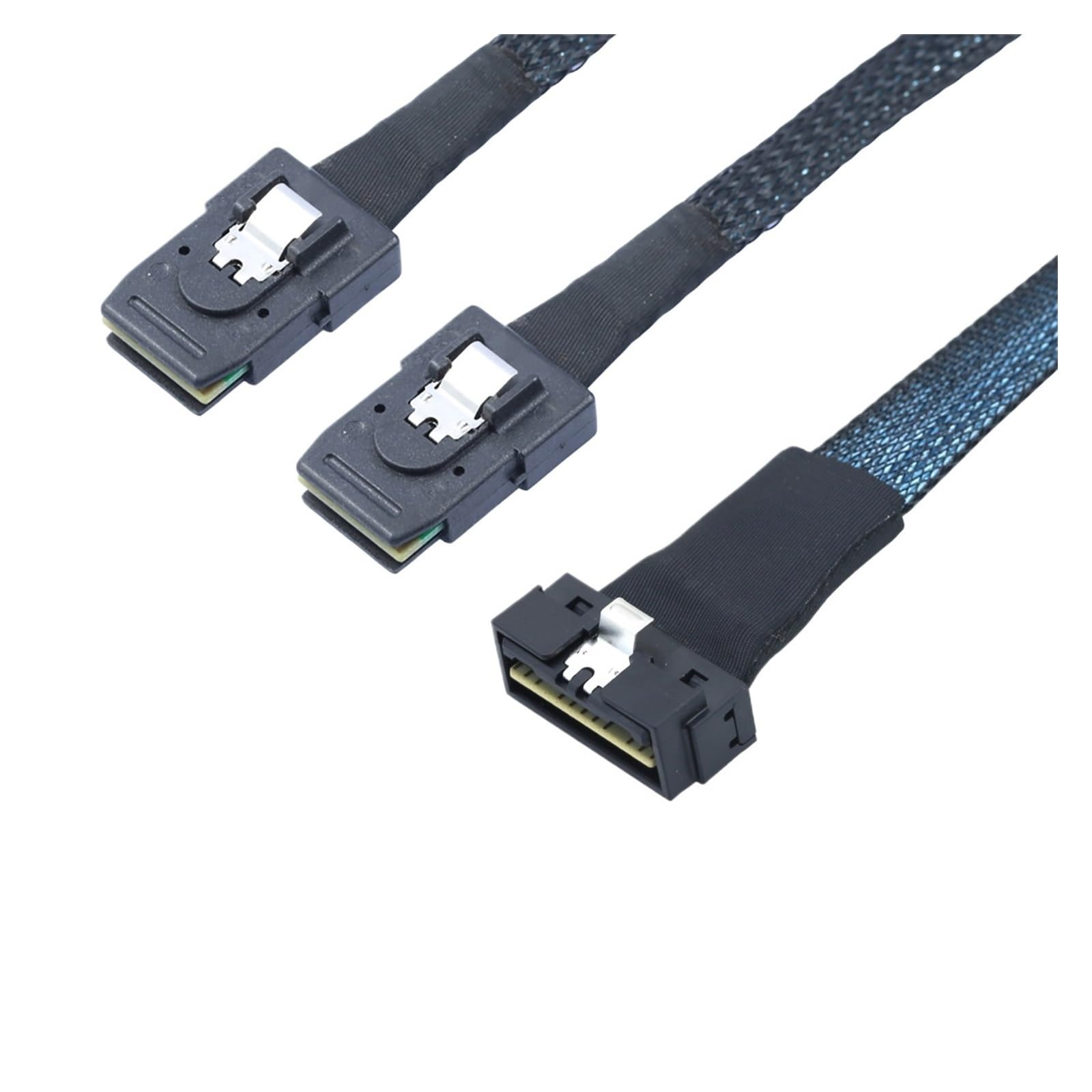 PCI-E Ultraport Slimline S*A*S 4.0 LP Low Profile SFF-8654 8i 74pin a 2X MI NI S*A*S SFF-8087 36Pin Server Connessione interna (0,5 m)