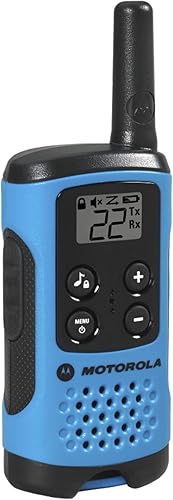 Motorola T100 radio Talkabout 2 unidades T100 paquete de 2 Azul Neón