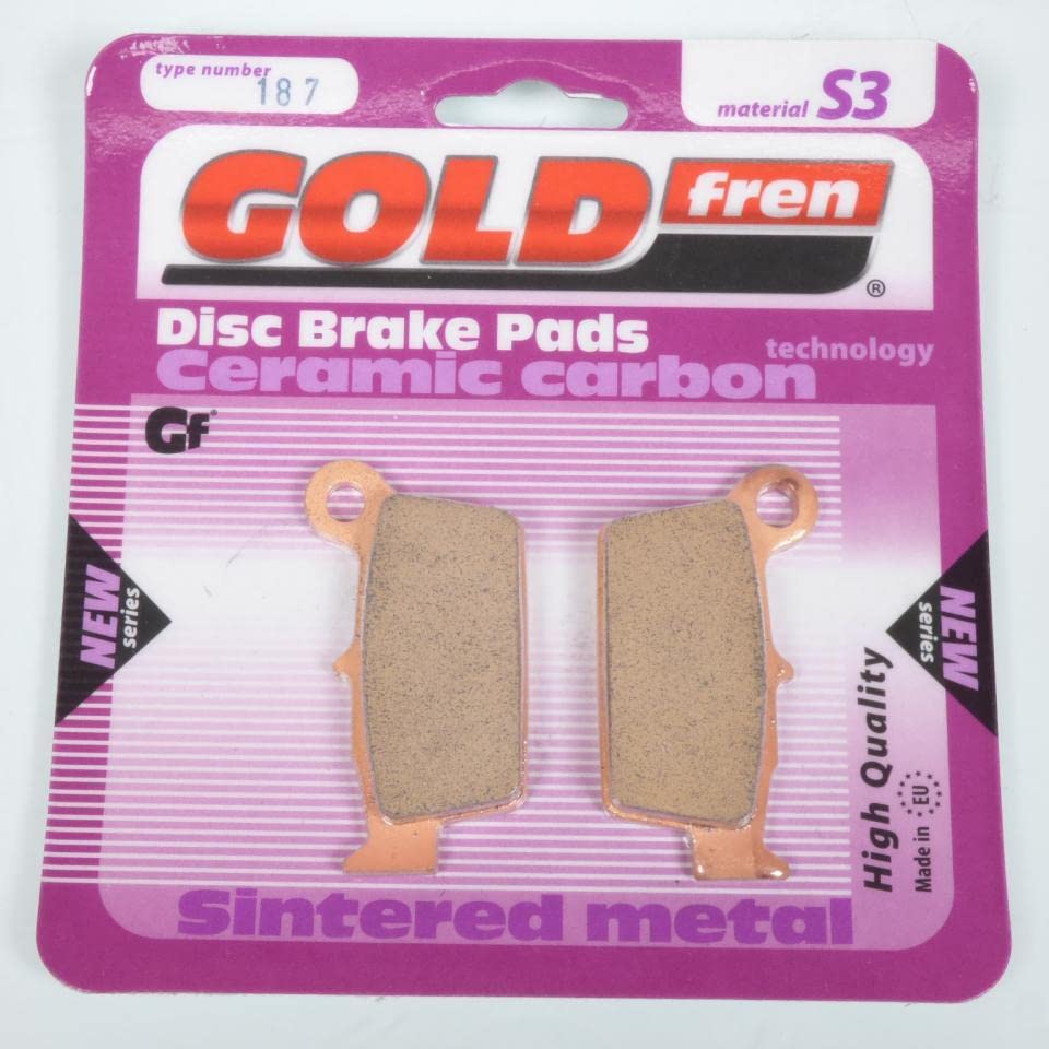 Plaquette de frein Gold Fren résolvant les sifflements arrière sur Fantic 50 Caballero 2006-2009
