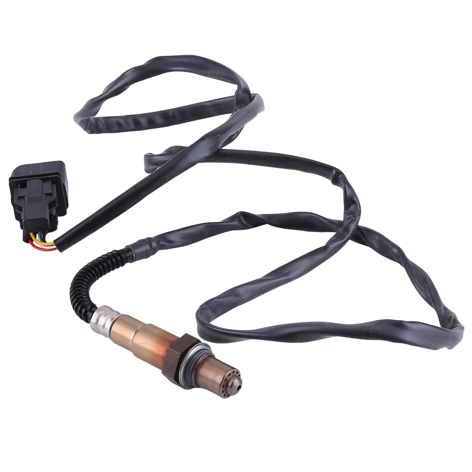 Capteur d'oxygène O2 1500 mm Compatible avec Golf 4 Bora 1J 1,4 16 V 1,6 2,0 Remplace 06A906262AF Sonde lambda avant catalyseur