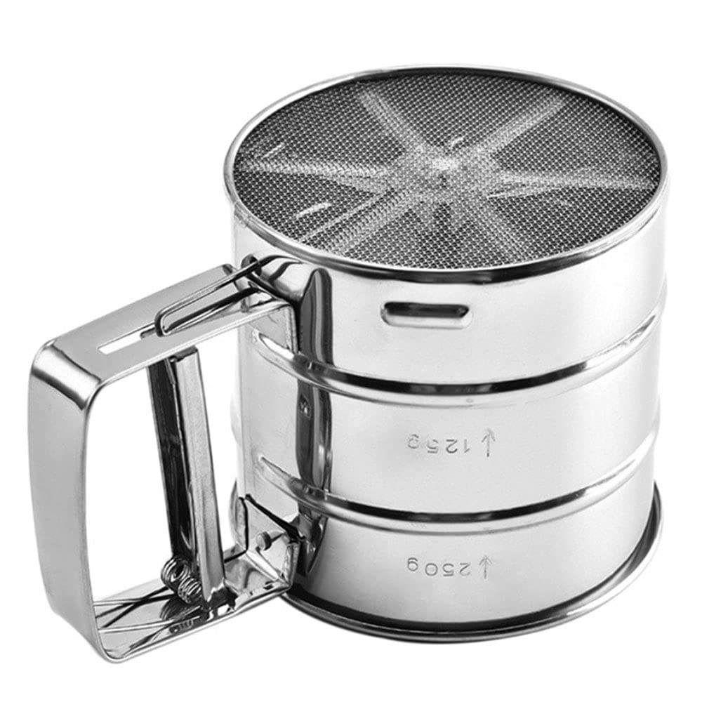 Tamis De Farine Acier Inoxydable,Cuisson Tasse De Tamis,Passoire à
