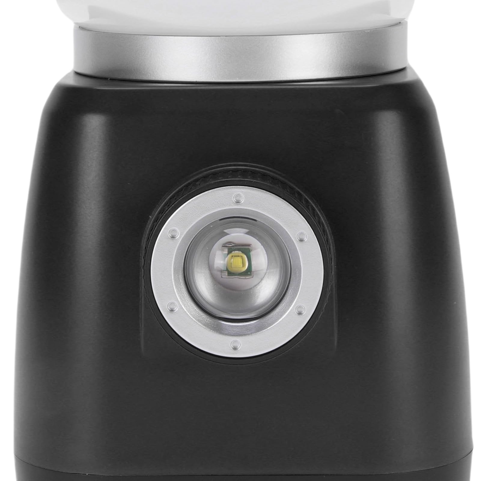 Lanterna da Campeggio Solare a Mano Mano da 6000 MAh, Luce Ricaricabile della Tenda a LED, Tempo di Esecuzione di 22h, Caricabatterie USB, Lampada da Campo Portatile per (BLACK)