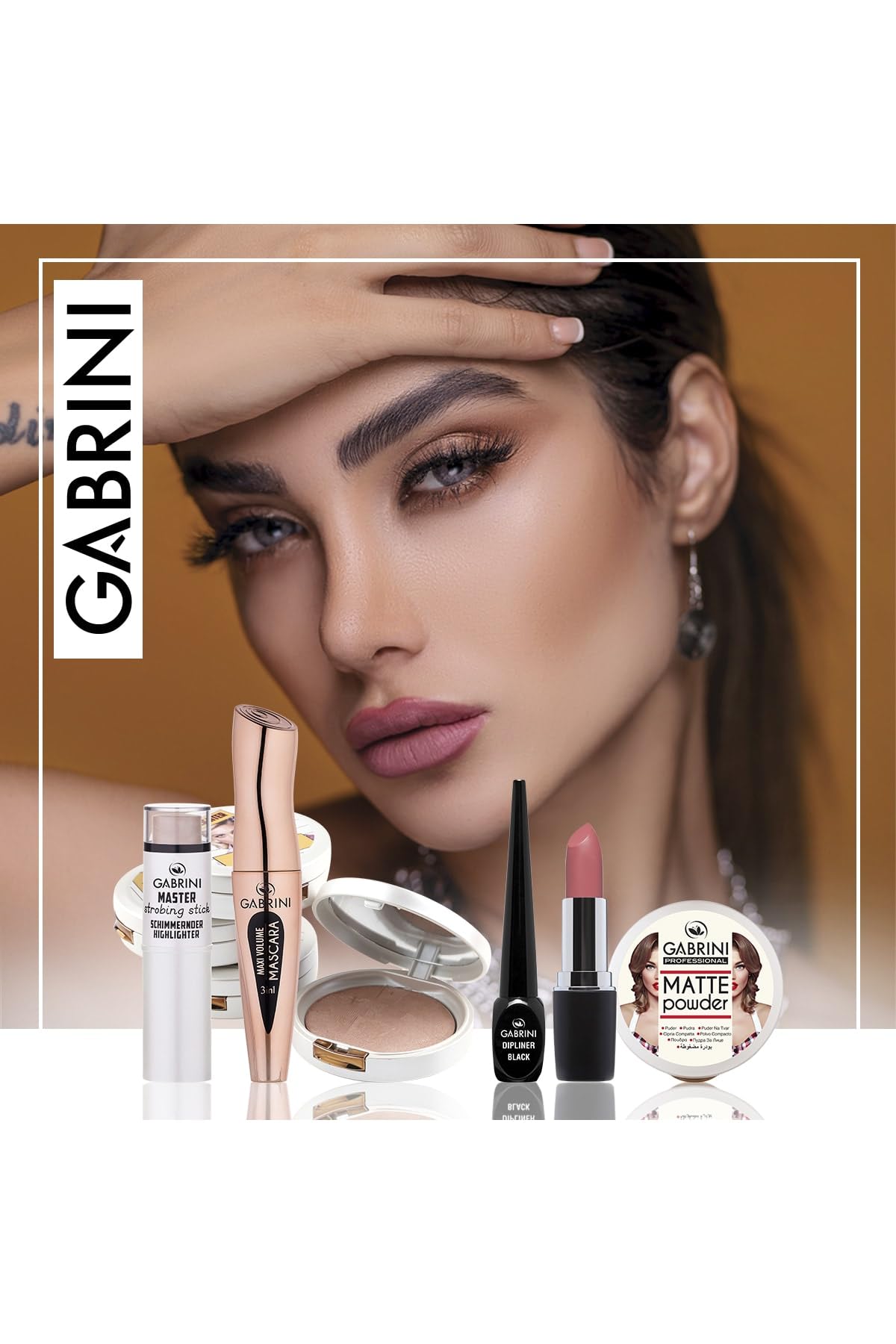 Gabrini Ultra Suya Dayanıklı Dudak ve Göz Kalemi 03