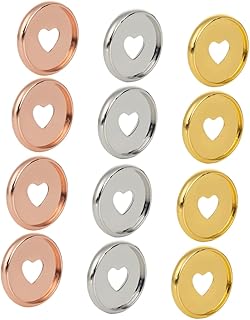 NOLITOY 90 Peças Fichário De Buraco De Cogumelo Fichário Mini Fichário Mini Fichário Clipes De Fichário De Folhas Soltas Discos De Fichário Planejadores Anéis De Encadernação Redondo Mini