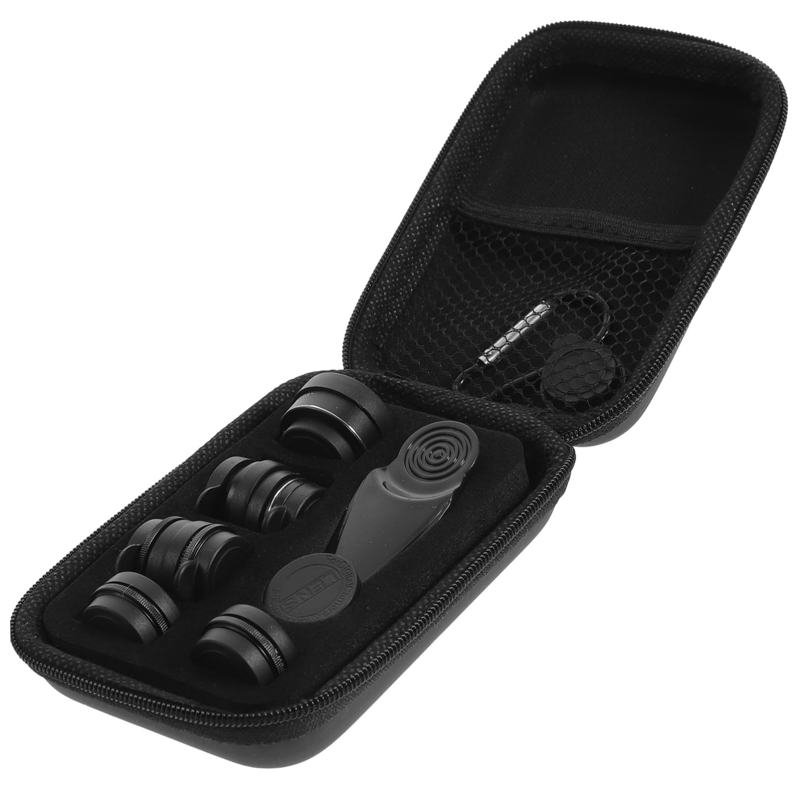 COLLBATH Handy Kameraobjektiv Satz Hochauflösende Optische Glaslinsen 10-in-1 mit Weitwinkel und Fisheye Aluminium Magnesium Gehäuse Installieren für Sonnenuntergangsfotografie