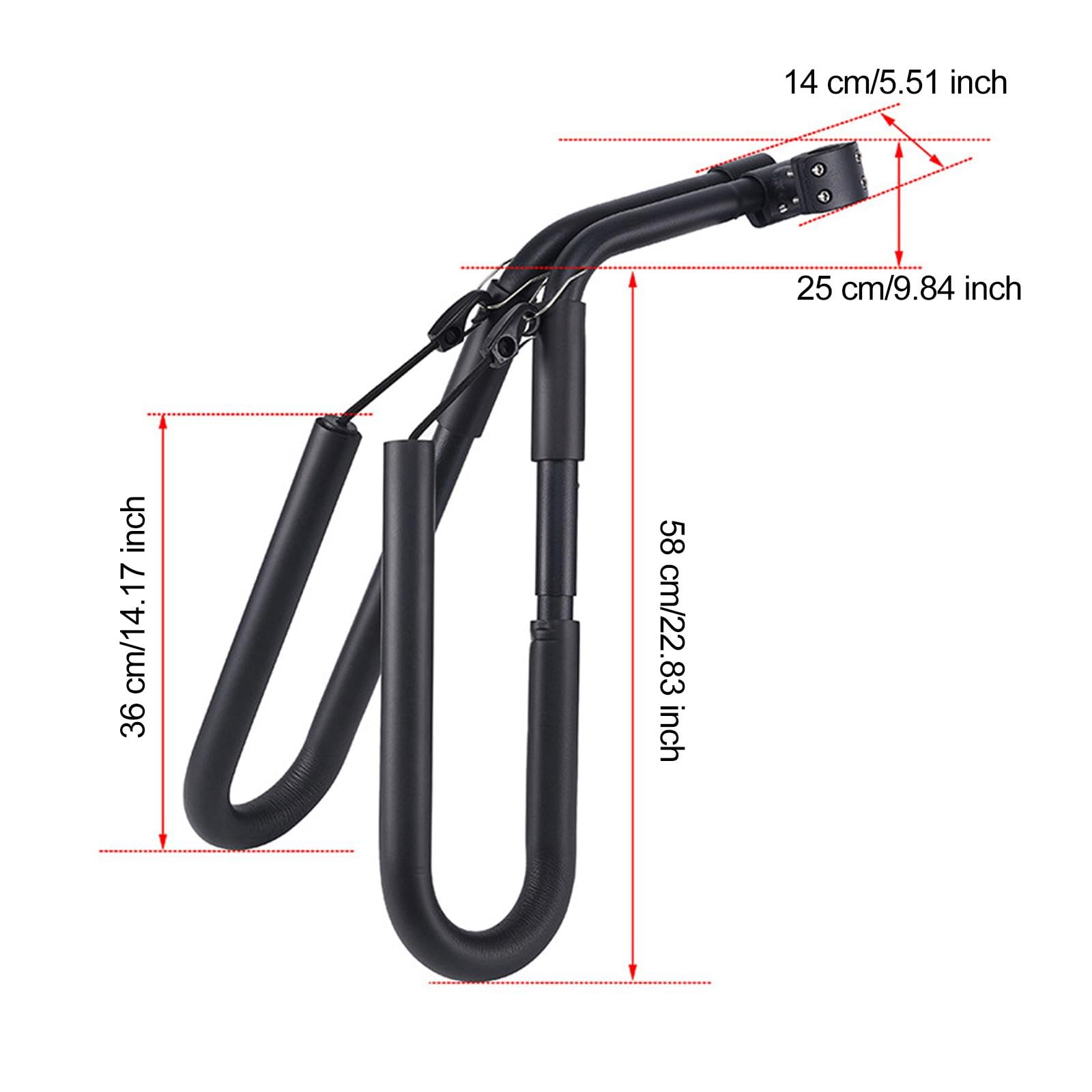 Homyl Support de Planche de Surf pour Accessoires de Vélo pour Kitesurf, Skimboard, Planche à Voile