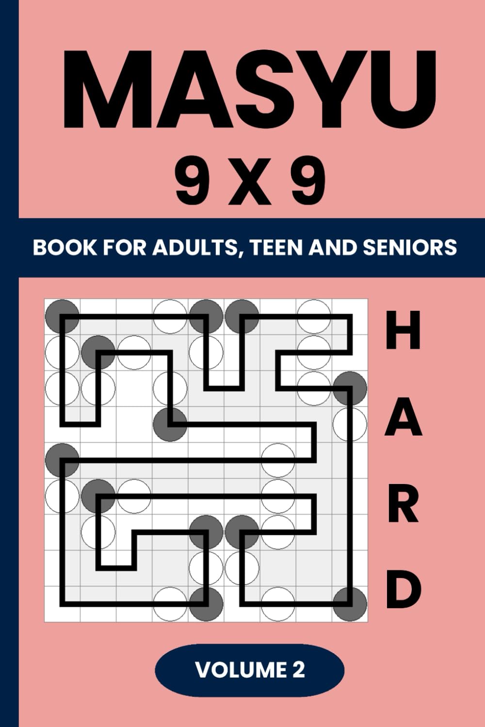Masyu Puzzle Book: 200 Hard to Master 9x9 Puzzles with Solutions: Challenging Logic Puzzles for Adults – Perfect for Advanced Solvers