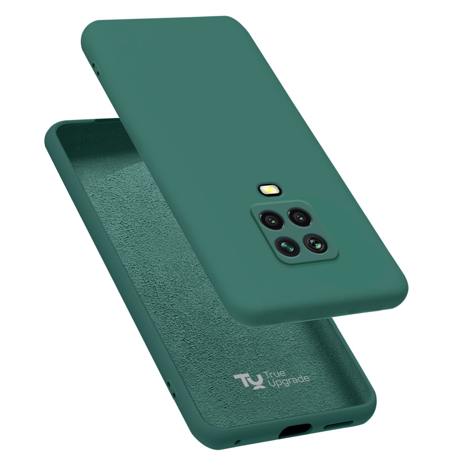 TRUEUPGRADE Back Cover Case for Redmi Note 10 Lite/Note 9 Pro/Pro Max/Poco M2 Pro Back Cover Case | Soft Silicon Rubberised Cover |Camera Protection | (Green) (B0BZL6NFD9) Amazon Price History, Amazon Price Tracker