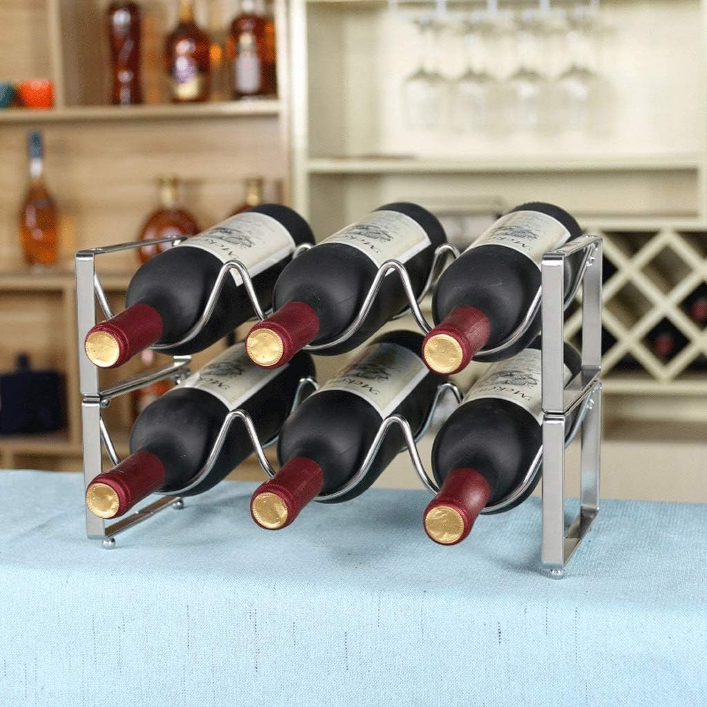 Casier à vin empilable et élégant pour la cuisine pour ranger vos bouteilles