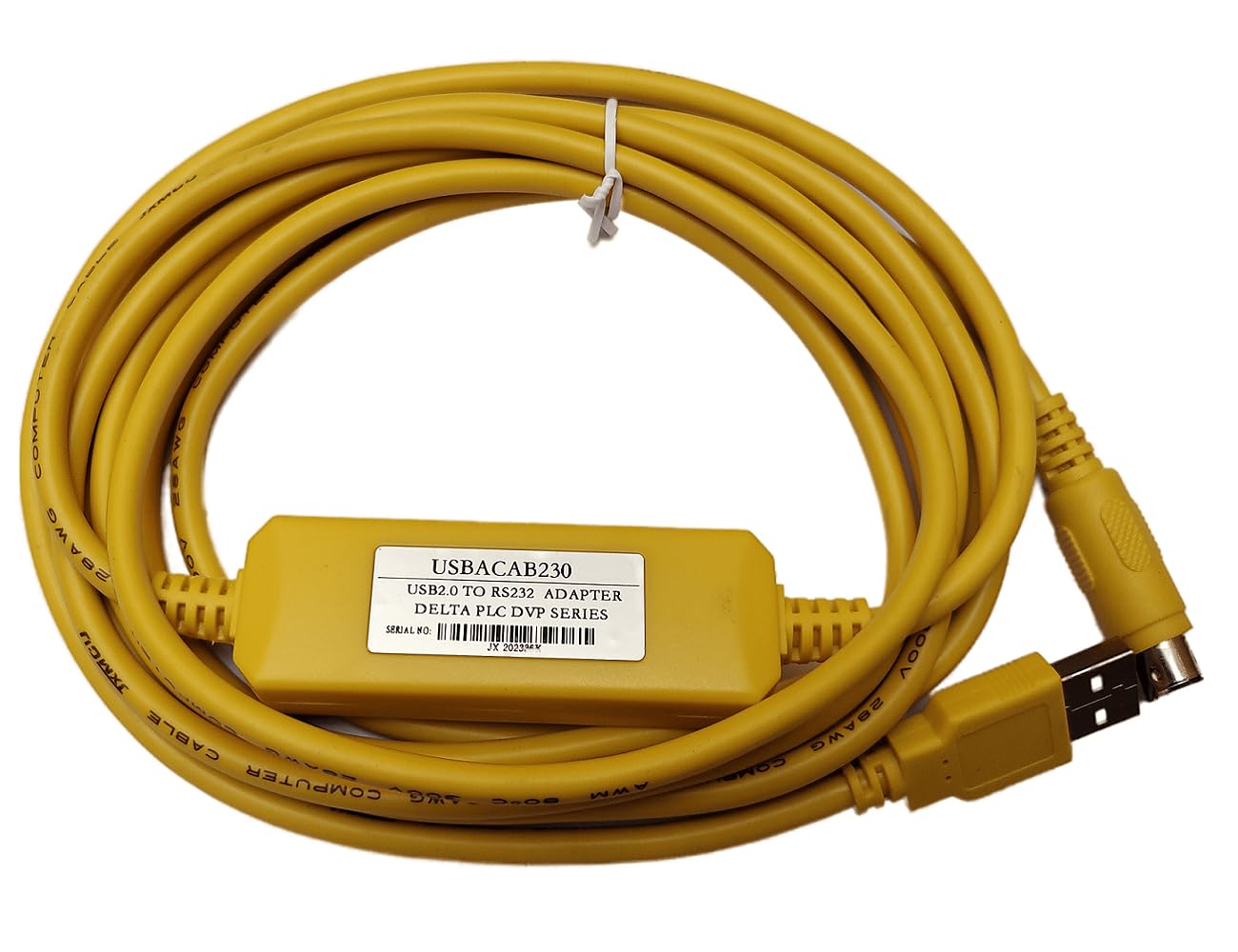 JXMCU Delta PLC Programming Cable USBACAB230 USB TO RS232 Adapter For Delta DVP ES EX EH EC SE SV SS Series PLC (2.5 Meter) (B0CJ57VVTT) Amazon Price History, Amazon Price Tracker