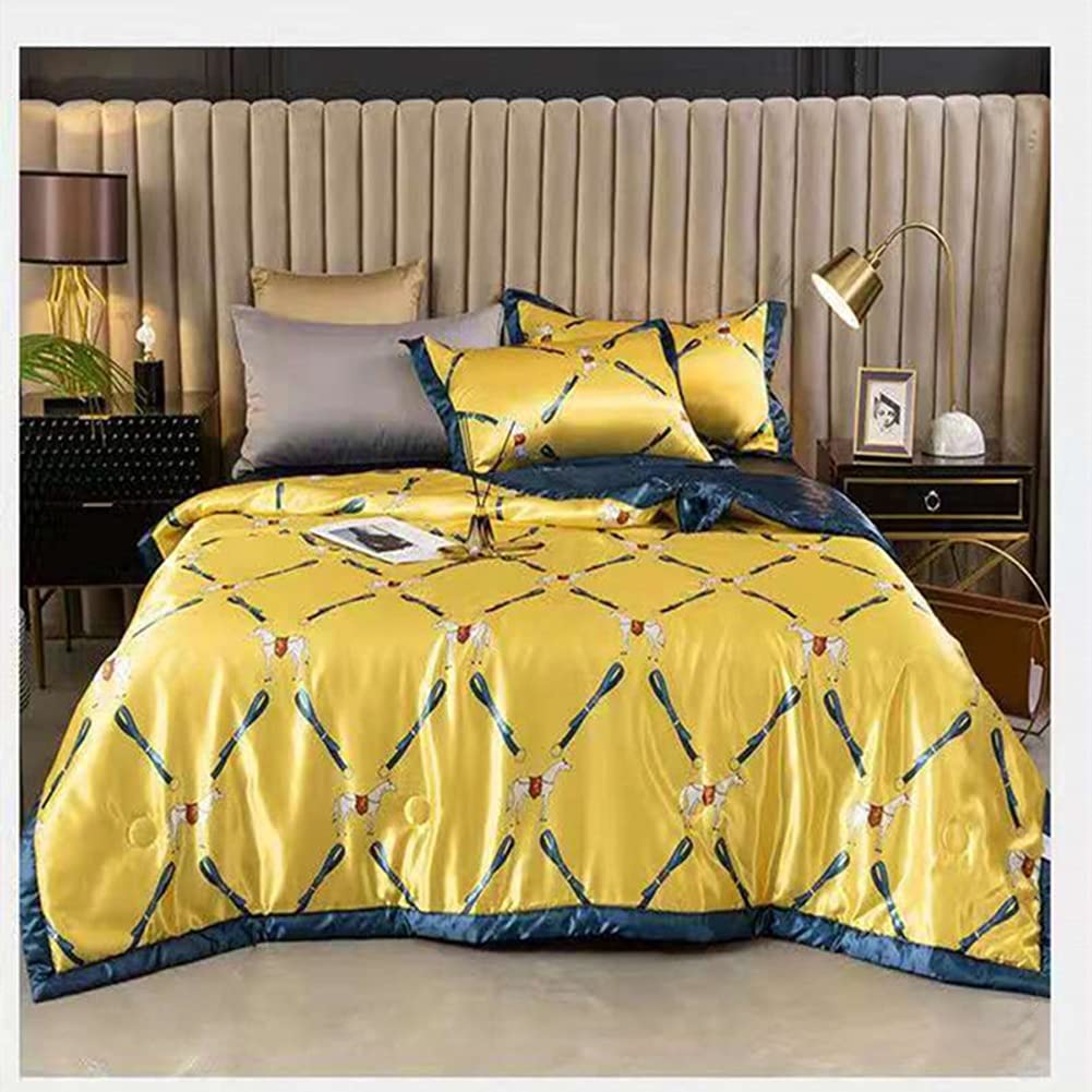 1Pcs Coperta Estiva di Seta del Ghiaccio Fresco Trapunta Sottile Ufficio Pisolino Ginocchio Piumino Bambini di età Lavabile Aria Condizionata Trapunta Beddin