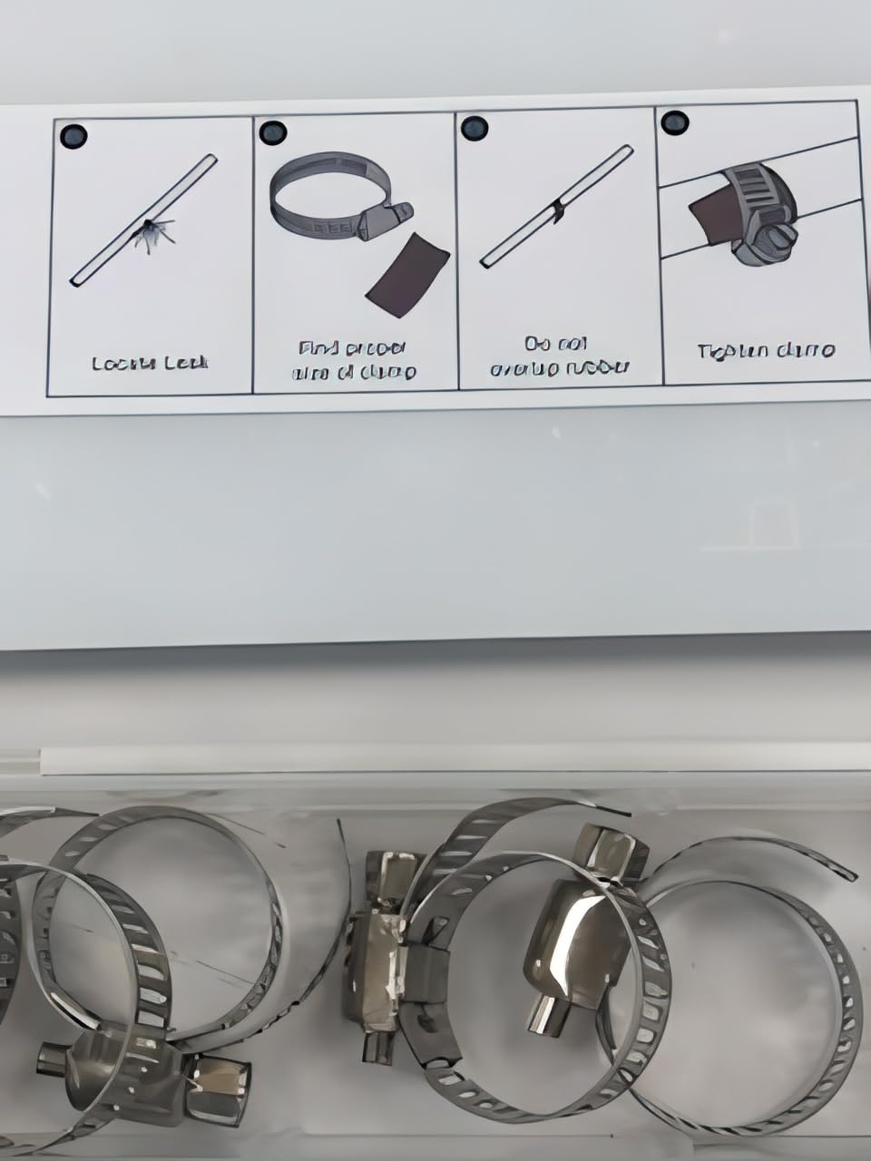 Kit de reparación de tuberías de emergencia (no necesita cierre de agua), paquete de 12 | FMP 888 Kit de reparación de tuberías para tuberías de 0.25 a 1-0.25 pulgadas (sin cierre de agua) - Paquete de 12