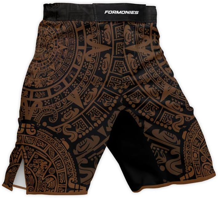 Aztec MMA Shorts – Men’s Fight Shorts for Cage Fight Muay Thai Jiu-Jitsu BJJ Boxing Grappling