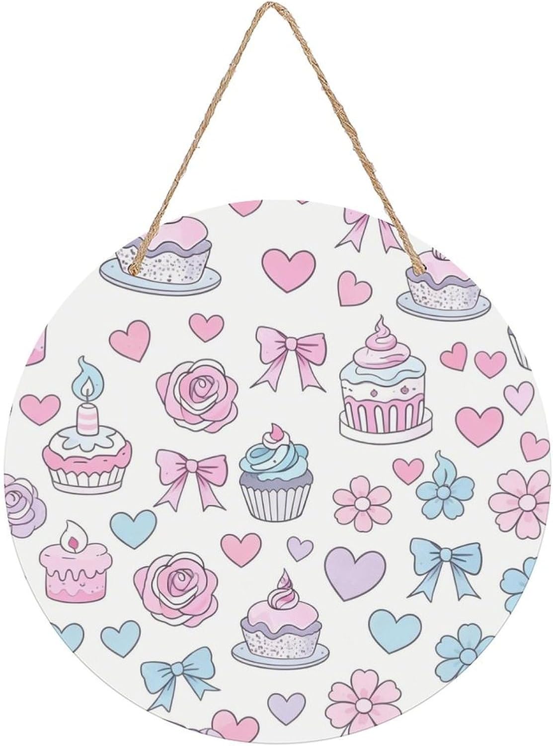 Dessert Cake Painting Wood Painting
