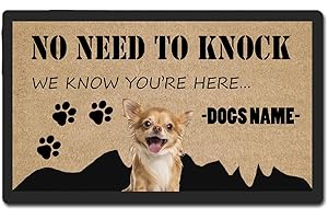 Chihuahua Door Mat: A Welcoming Entrance for Small Dog Lovers