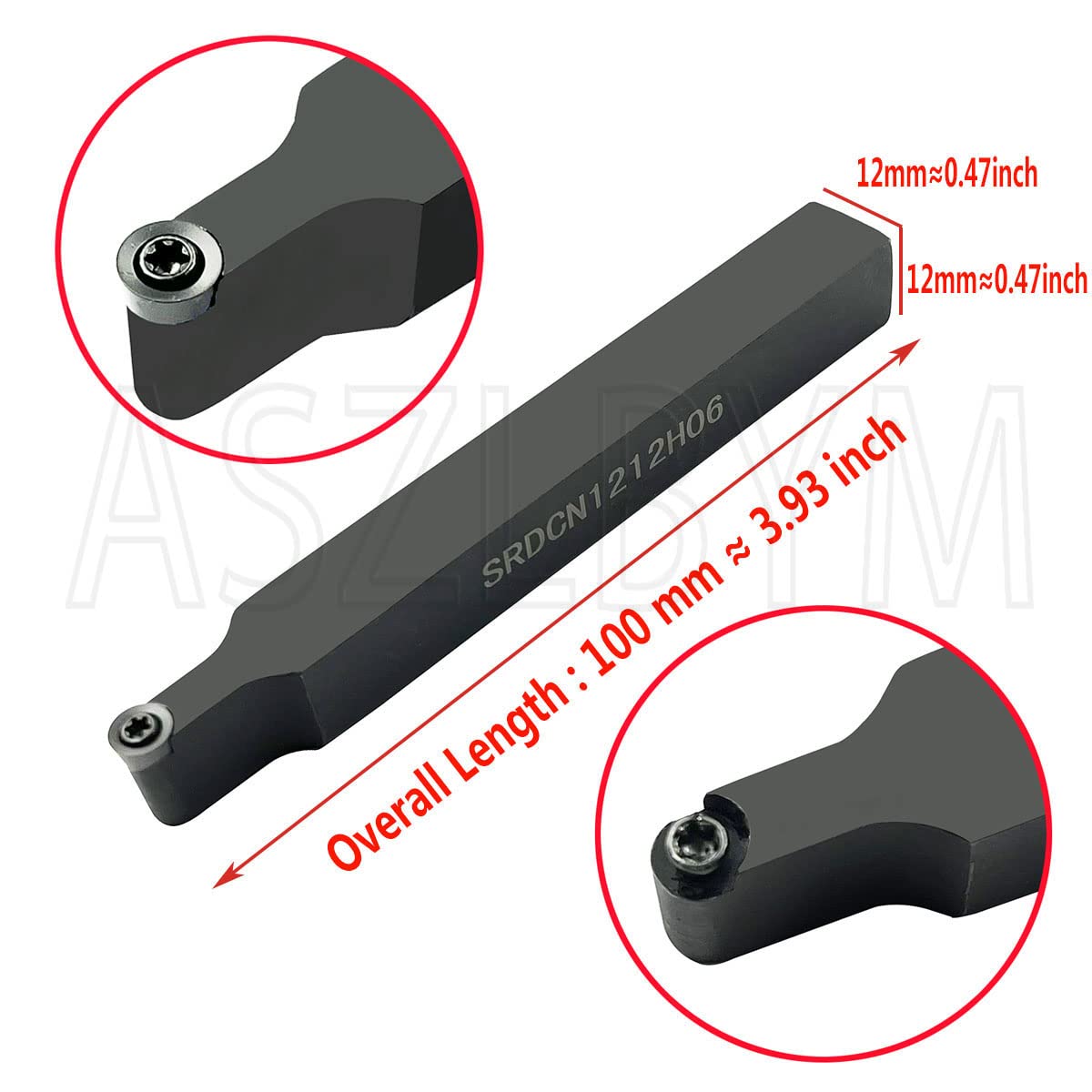 11 sztuk RCMT060204 MO płytki z węglików spiekanych ostrze frez z 1/2 "/12mm SRDCN1212H06 uchwyt z węglików spiekanych tokarka metalowa narzędzia tnące