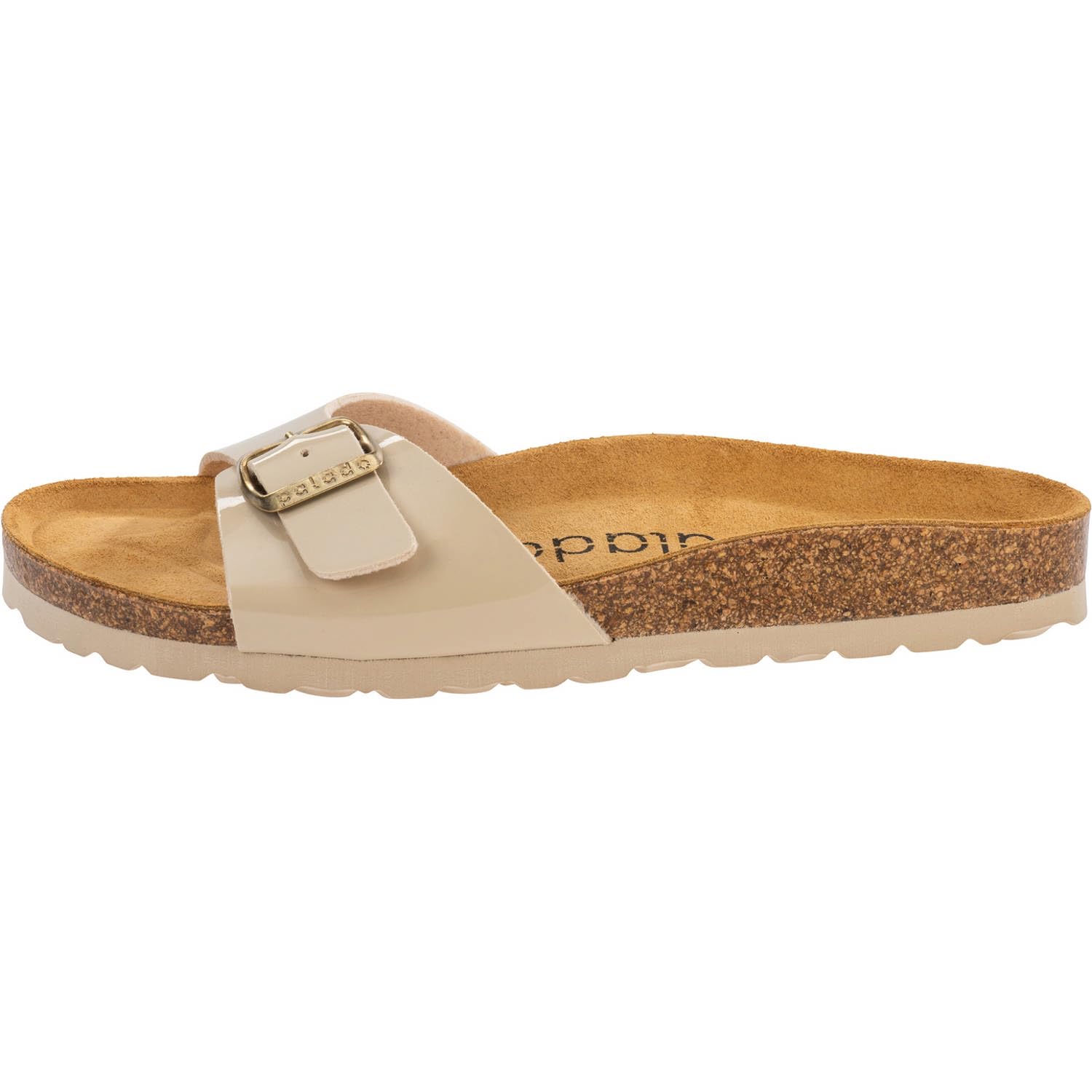 Palado Damen Pantoletten Malta Matt - Sandalen Made in Spain - Hausschuhe mit Kork-Fußbett - modische Sommerschuhe