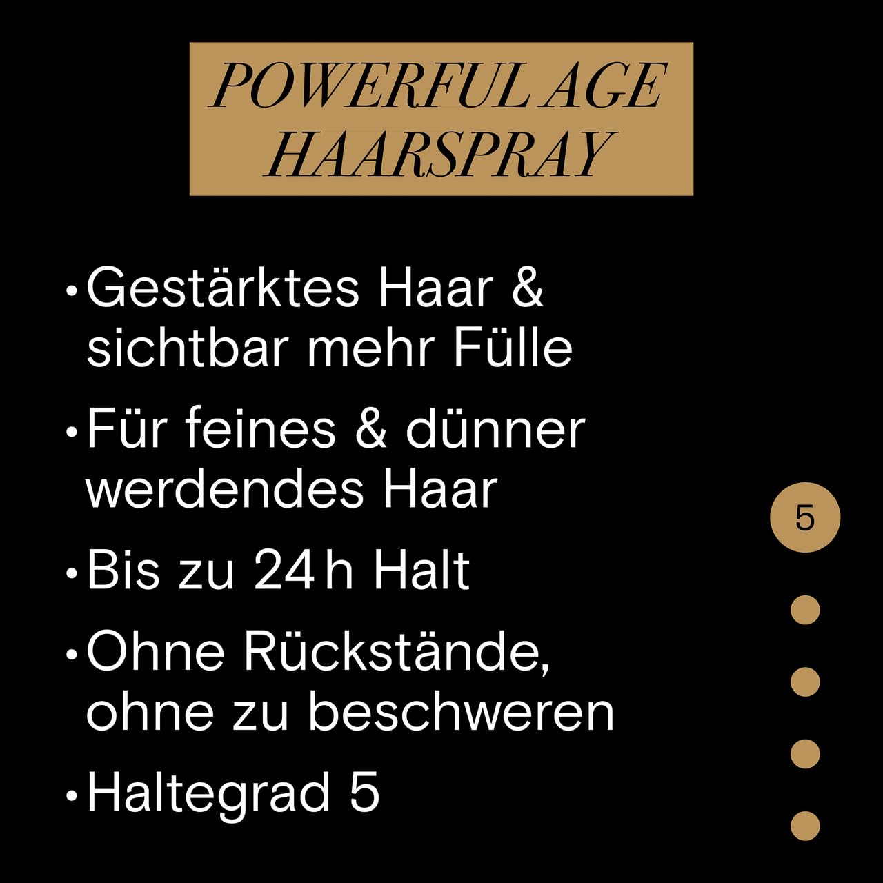 Schwarzkopf Taft Haarspray Powerful Age (10 x 250 ml), Haltegrad 5 Haarstyling, Haarspray für feines und dünner werdendes Haar, Fülle für feines Haar, Vegane Formel*