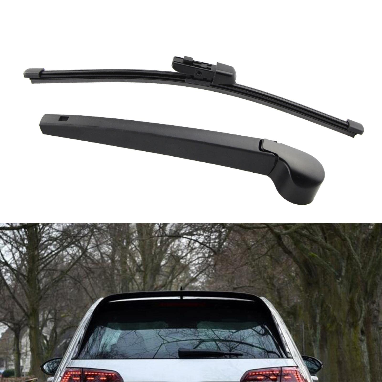 Tergicristallo Posteriore per VW GTI 6 2010-2014 280mm spazzole tergicristallo Posteriore per Auto e Braccio tergicristallo Posteriore Accessori per Auto