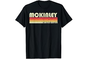 MCKINLEY Surname Funny Retro Vintage 80s Birthday Reunion T-Shirt