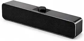 Caixa de Som - Soundbar USB para - PC, Notebook e TV – Áudio Estéreo HD Potente, Graves Intensos e Som Imersivo Compacto