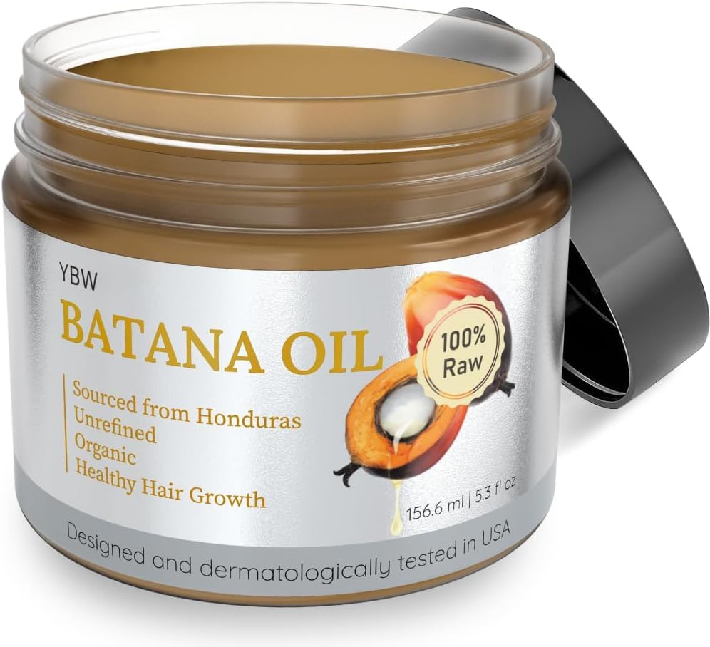 Lot De 2 Huiles De Batana Pure BabboSow 120 G - Pour Croissance Et Réparation Capillaire