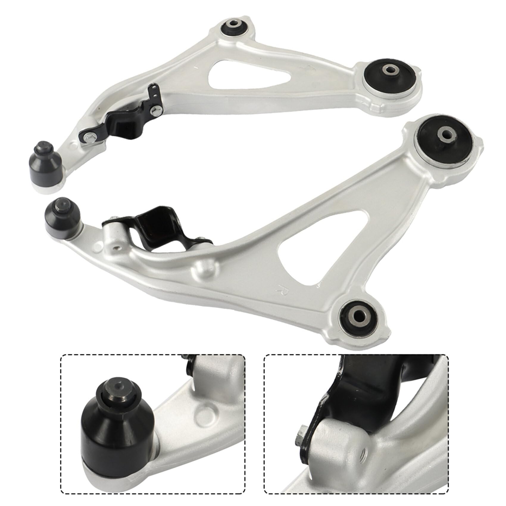 labwork 4Pcs Control Arm w/Ball Joint and Sway Bar Link Replacement for