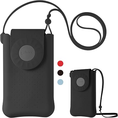 Boneã€‘Silicone Crossbody Cell Phone Bag with Adjustable shoulder straps, Phone Purse Crossbody for Women and Mens, Mobile Phone Purses Bag, available for 7.2