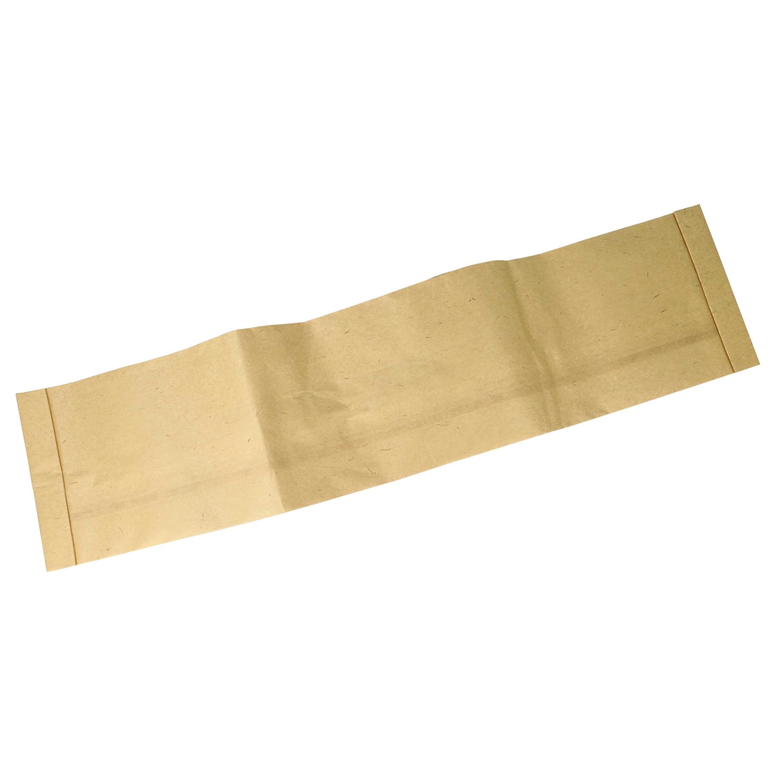 vhbw 50 x worek na kurz zamiennik do Ecolab 10009747 do odkurzacza - 63 cm x 15 cm brązowy