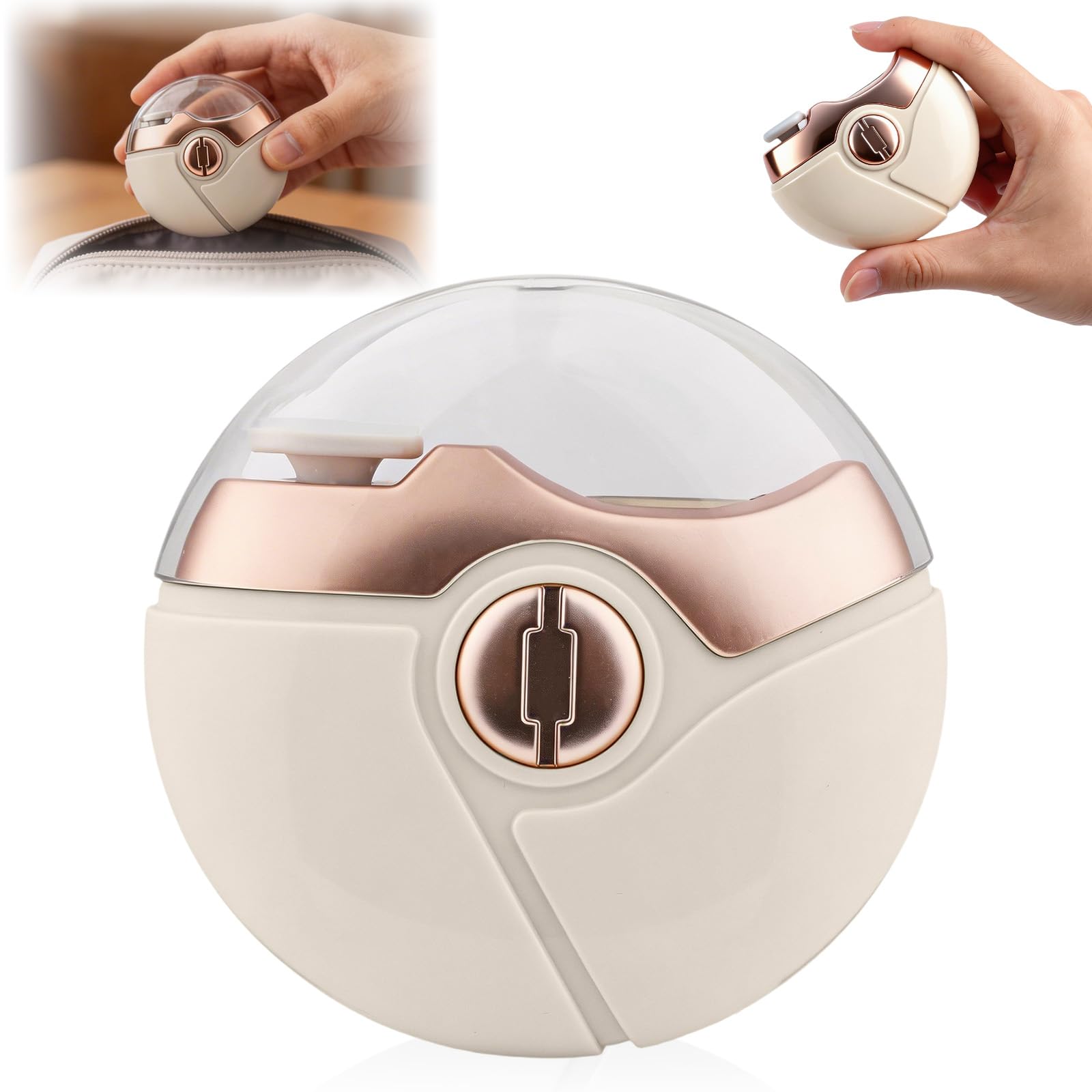 Electric Nail Clipper 2 in 1 Electric Polishing Automatic Nail Clippers with 2 Adjustable Speeds Nail Trimmer for