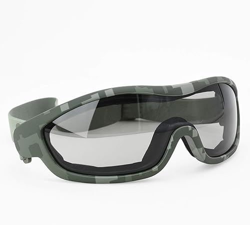 Miniatura 2 de Viriber Gafas de motocicleta - Gafas de protección UV para exteriores, gafas de combate a prueba de polvo