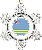 Vista 11 de Adorno de pavo para decoración del árbol de Navidad, bandera de pavo, copo de nieve de metal, adornos de Navidad, bandera nacional, recuerdo