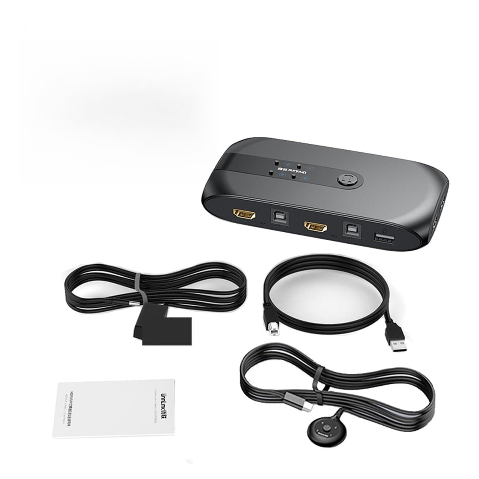 Conmutador KVM USB de 8 Puertos para Resolver la Falta de Espacio y Controlar 8 PC 8
