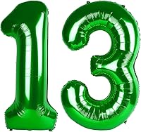 Vista 70 de Globos con números con estampado de vaca, globos de 40 pulgadas del número 0-9 (cero-nueve), globo de vaca para suministros de fiesta de cumpleaños