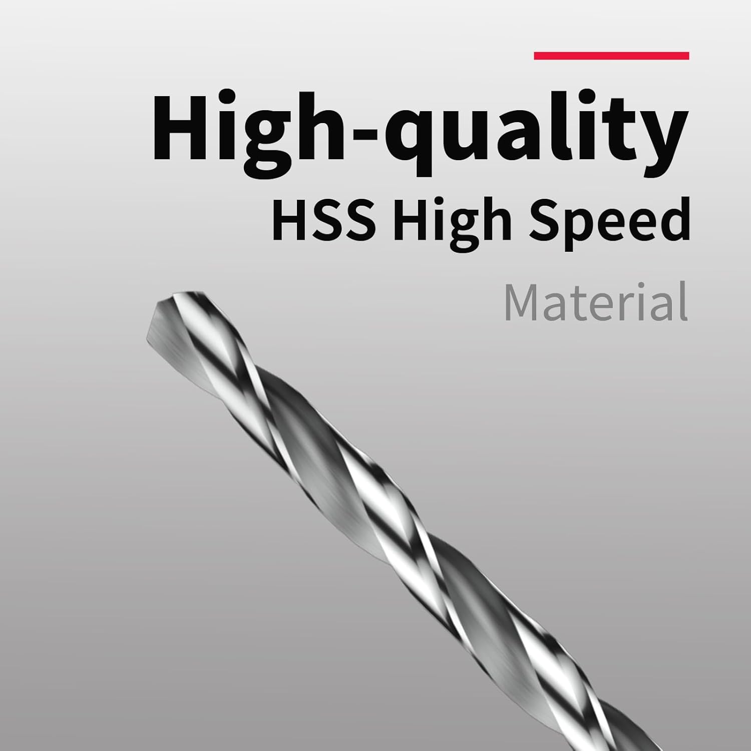 9.7mmx200mm長さツイストドリルビット、HSSストレートシャンクエクストラロングドリルビット、ストレートシャンクドリルビット