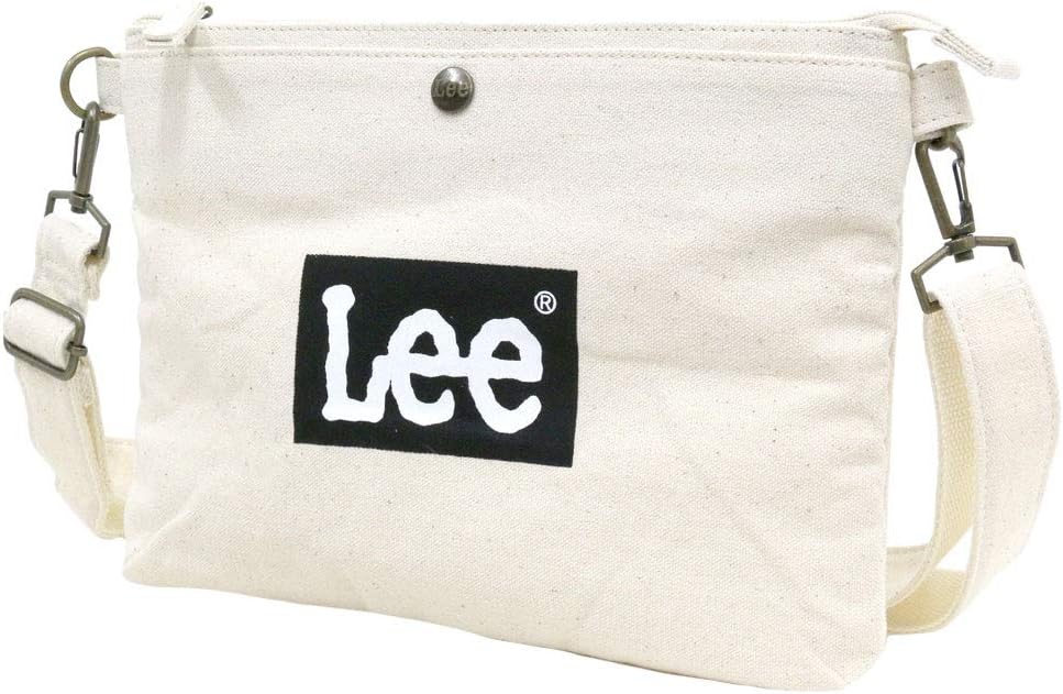 [リー] サコッシュ キャンバス ショルダーバッグ ボックスロゴ