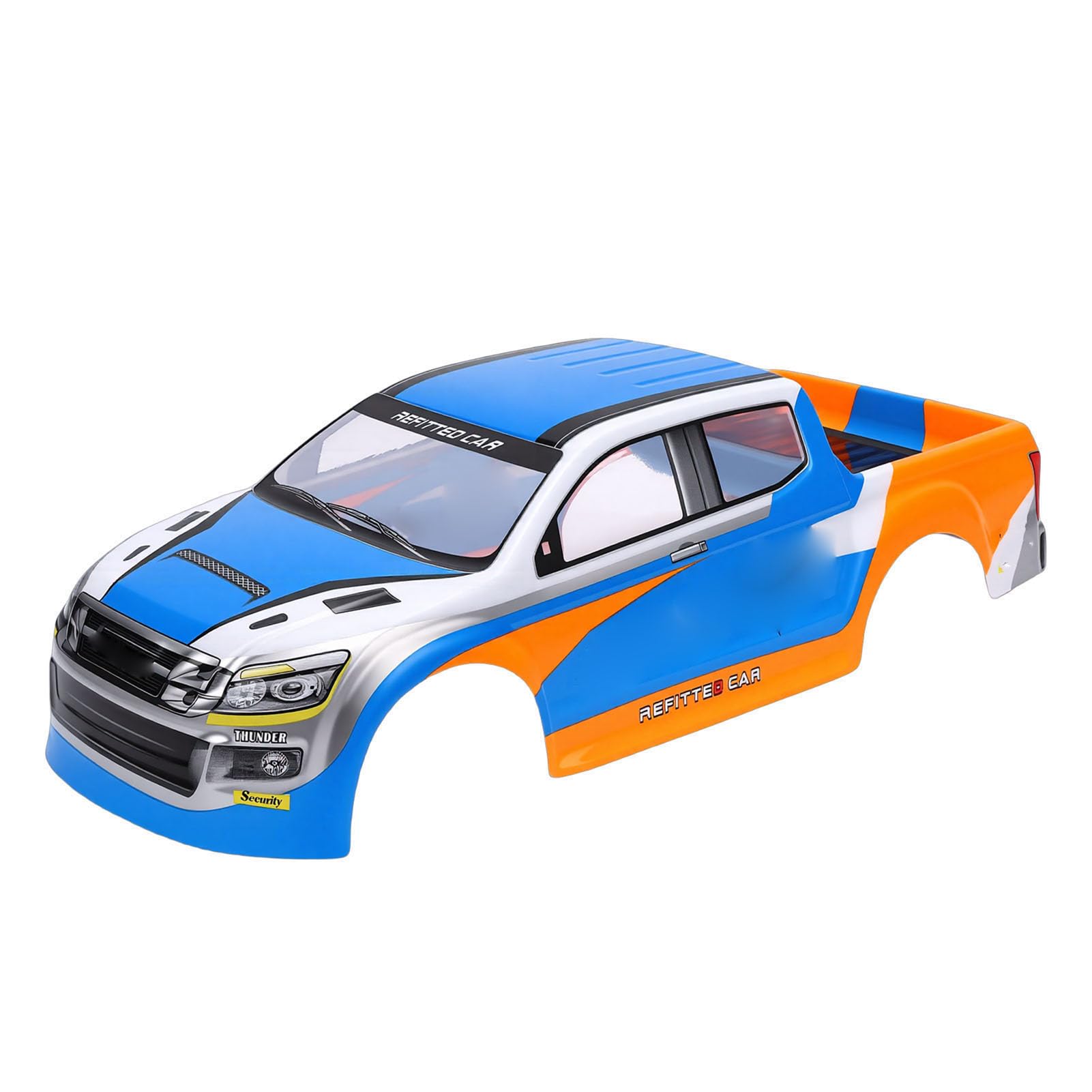 Ejoyous Carrocería de Coche RC, Acabado de Pintura Precortada de PVC para Camioneta Pickup a Escala 1:10, Elegante Cubierta de Modificación para Vehículos RC con Distancia Entre Ejes de 26 Cm (Blue)