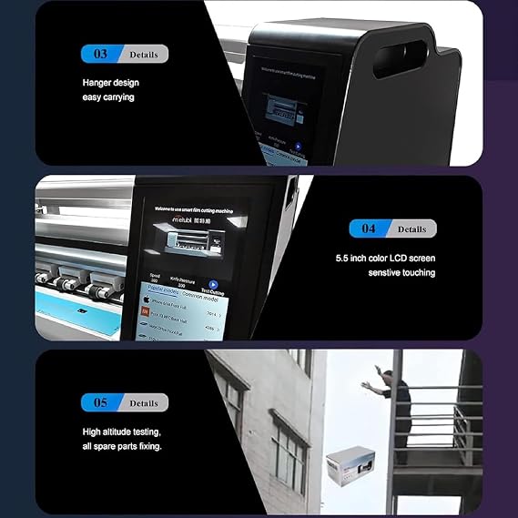 Intelligent Screen Protector Film Cutter with 5.5