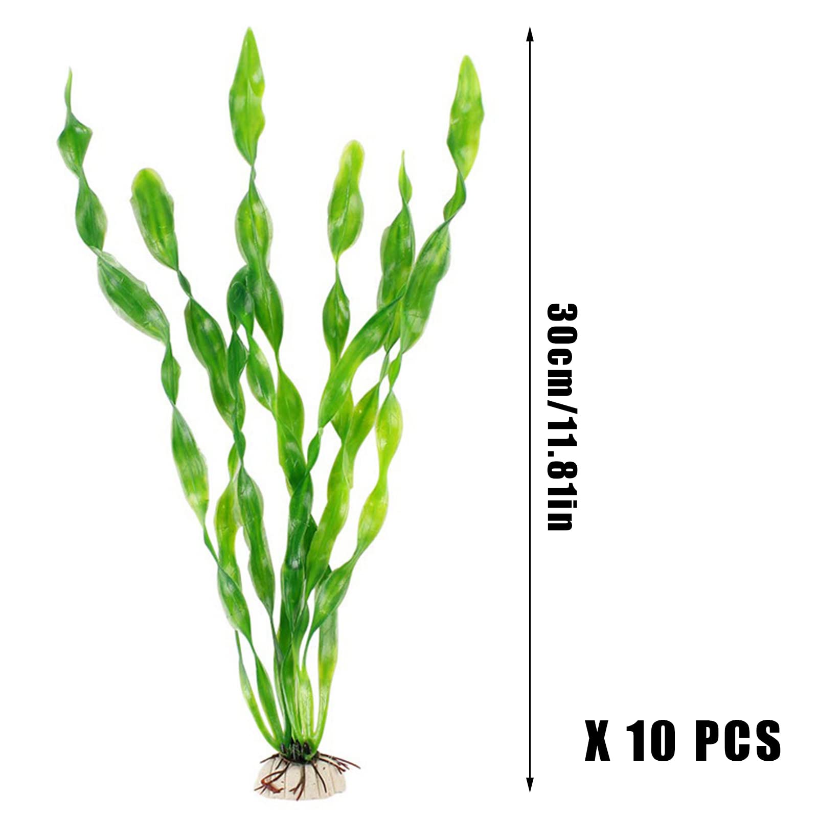 10 Pièces Aquarium Plante Aquarium Artificielle décoration