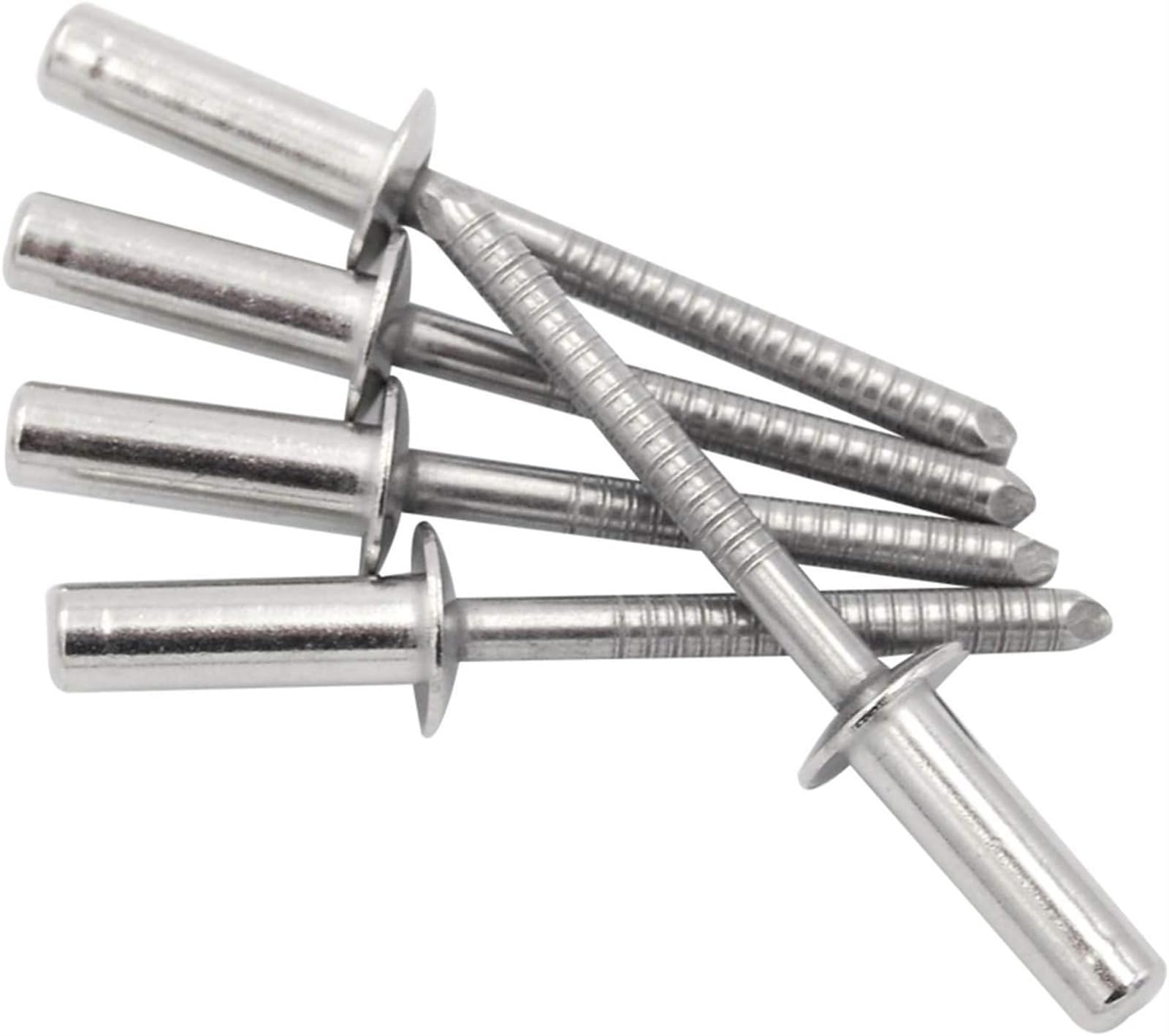 Remaches de sujeción Nutsert, tornillos, remaches, sujetadores, tornillos M3.2/M4/M4.8/M6.4 Cabeza redonda de acero inoxidable Remache ciego de extremo cerrado Remaches huecos sellados Remaches ciegos