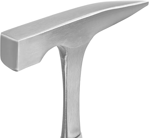 Miniatura 3 de EFFICERE Martillo de acero de 22 onzas con punta puntiaguda, longitud total de 11 pulgadas, esencial para estudio geológico, caza de rocas,