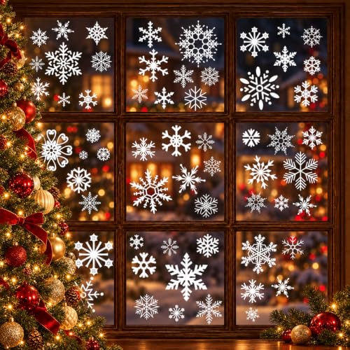 Christmas Snowflakes Window Clings for Christmas Decorations 152Y8ENXK2ON5, 10% Stock:1000 - image 1