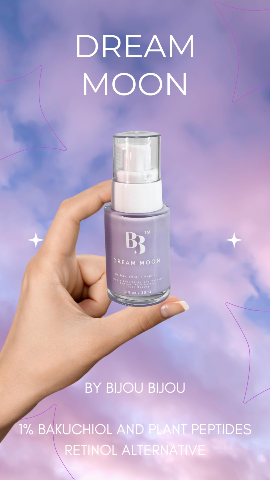 美容液 Moon Wrinkle Deep Serum Amazon.com: BIJOU BIJOU Moon Serum | 1% Bakuchiol Serum w/Plant
