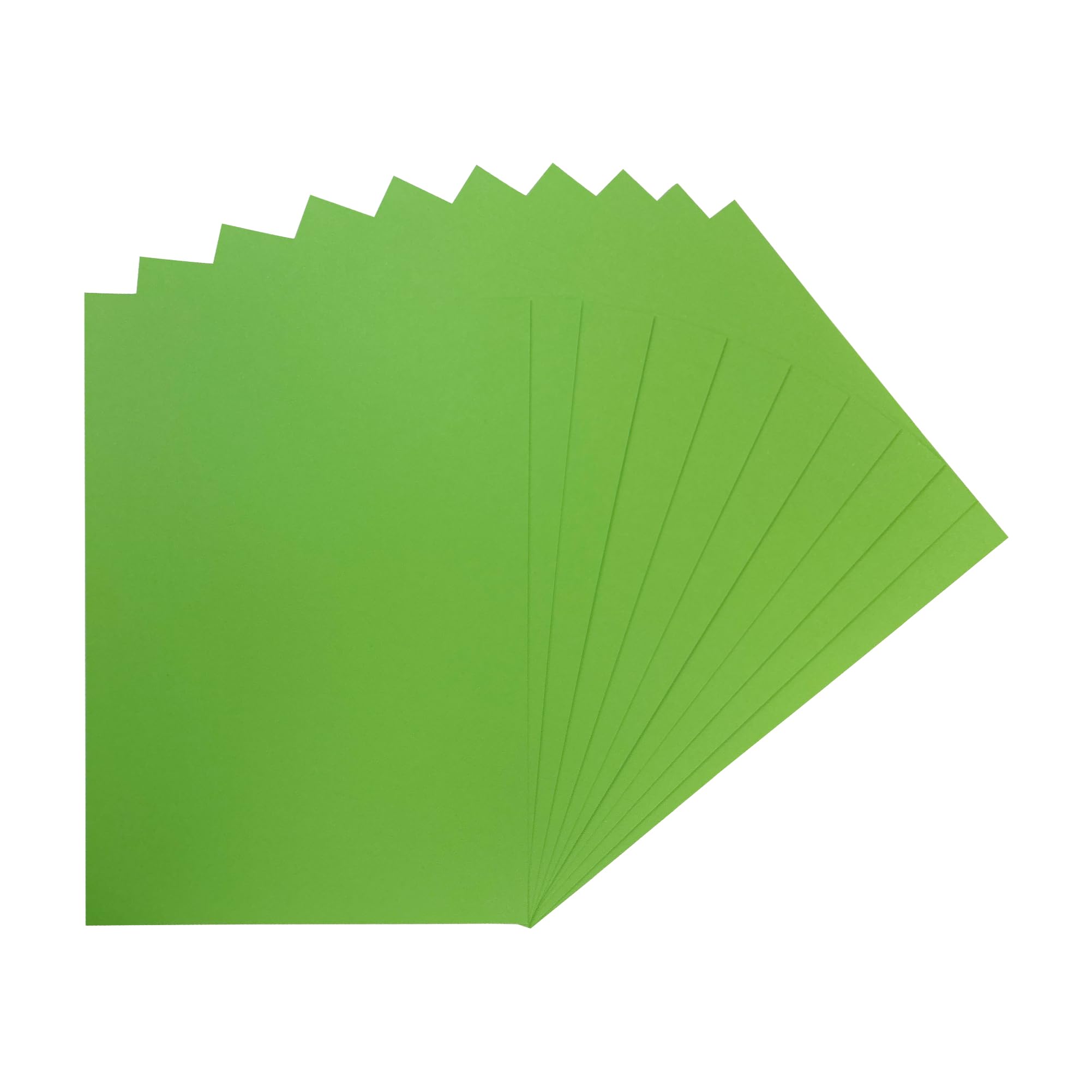 Janrax Light Green Pack Of 50 A4 Coloured Card 160Gsm Sheets