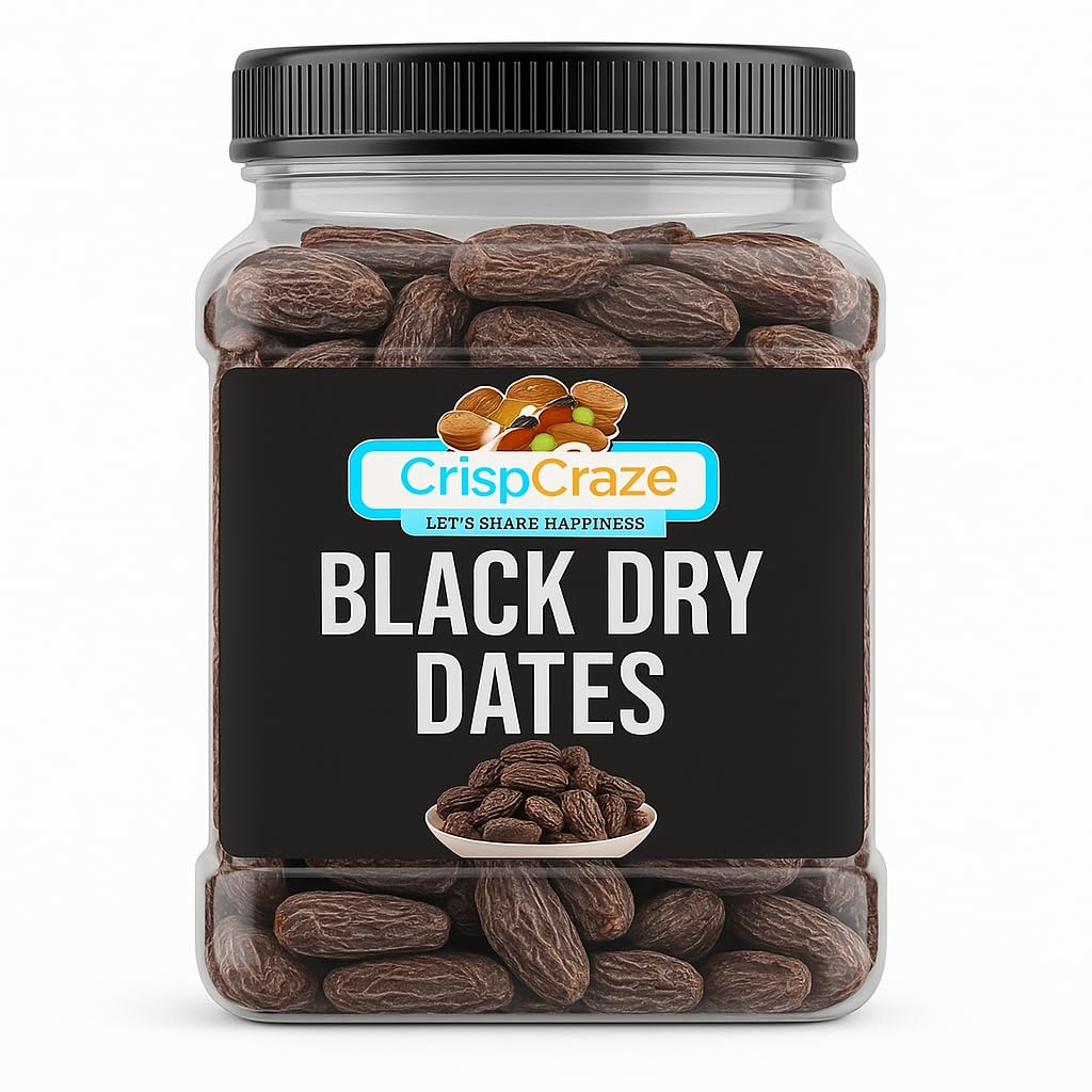 Black Dry Dates | Naturally Sweet & Fresh | Rich in Iron & Fiber Energy Booster | Healthy Snack Option (1kg)-image-33